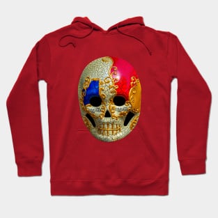 Music and skull Mask Hoodie